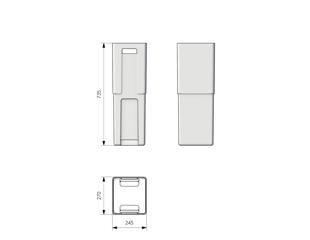 Inderbeholder til Bica  65 liter