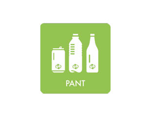 Pictogram udendørs 'PANT'