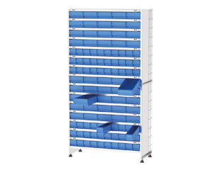 Hi-Max Skuffereol med 105 lagerskuffer