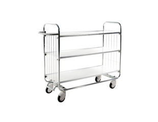 Hyldevogn fleksibel 3 hylder, 140 cm