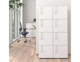 Personaleboks W6 med 6 rum