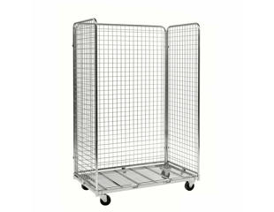 Rullecontainer 115 cm Bred m. 3 vægge