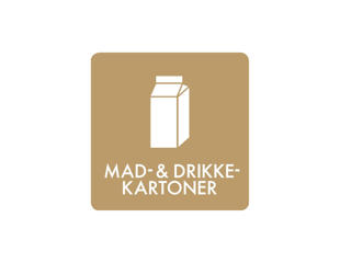 Pictogram 'MAD & DRIKKE KARTONER'