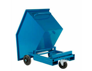 Tipvogn 300 liter blå