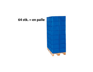 LUX EURO kasse 40x30x27 cm blå