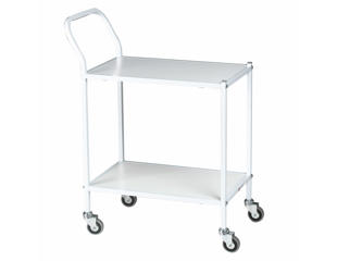 Opfyldningsvogn 2 hylder 39x75x92 hvid