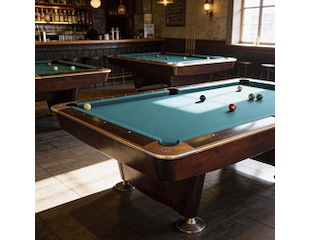 8 fods PRO poolbord, brun