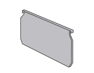 Modulbakkemellemvæg tværs, 8,11,14,17 L