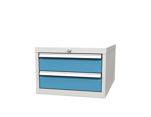 Uni Max skuffe til filebænk grå