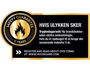 Pulverslukker Housegard 6kg rød
