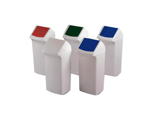 Affaldsspand med vippelåg