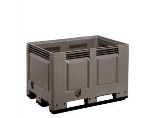 Big Box med meder lukket 535 ltr. Grå