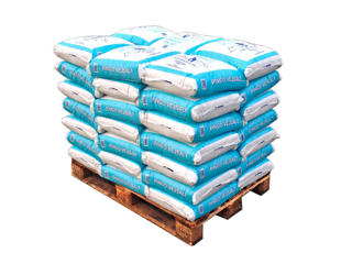 Vejsalt på palle 25 kg sække