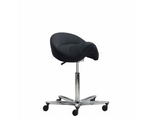 Sadelstol Flexline, sort