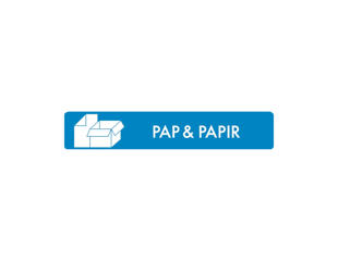 Pictogram 'PAP OG PAPIR'