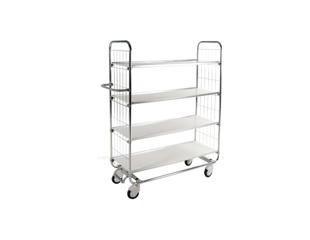 Hyldevogn fleksibel 4 hylder, 120 cm