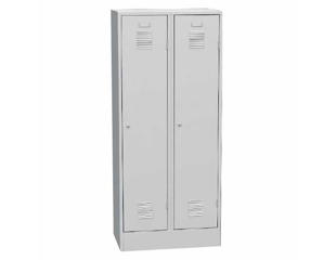Omklædningsskab 2 rum 50 x 81 x 185h cm.