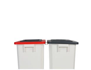 Koblingsbeslag til affaldsspande