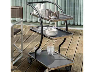 Lille bordvogn C-line m. 3 hylder