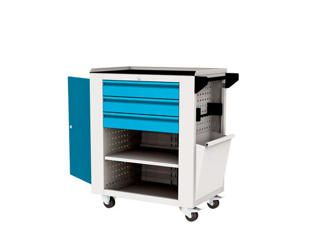 Montagevogn extended grå / lyse blå