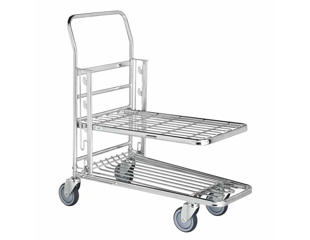 Plukkevogn med justerbar hylde