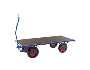 Trækvogn 100x250 cm, blå