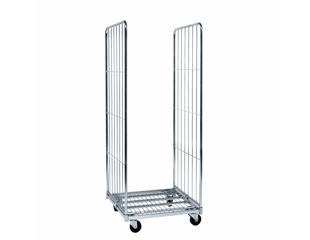 Rullecontainer 72 cm Bred m. 2 vægge