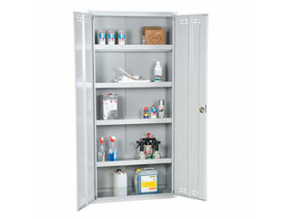 Miljøskab 195x92xd42, 4 hylder