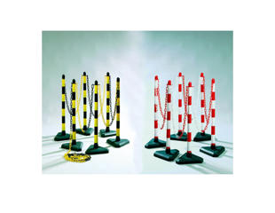 Plasticstandersæt, intern, gul/sort