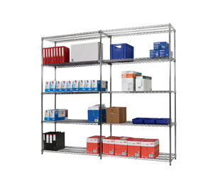 Trådreol Wirefix 36x244x200 h cm