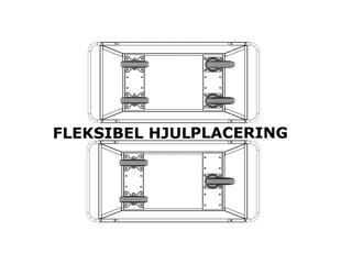 Affaldsvogn 200 liter Kl