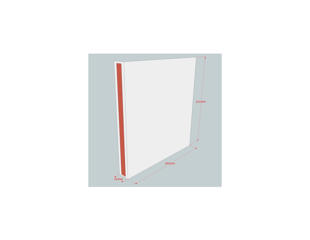 Gangskilt til reol 200x210 Vinkelskilt