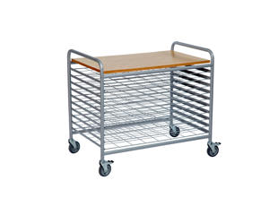 Trådvogn med 10 plan