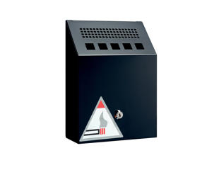 Askebæger 2,5 ltr. til væg låsbart