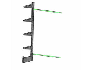 Krydsafstivning til grenreol syst. 10