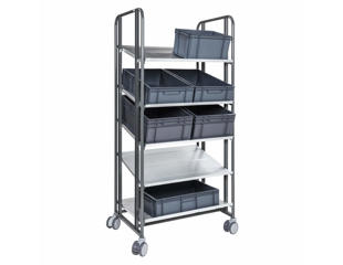 Hyldevogn fleksibel 88 cm 5 hylder