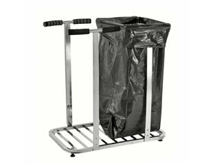 Affaldsvogn dobb, galv. Til 125 ltr. sæk