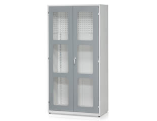 Værktøjsskab med plexiglas døre