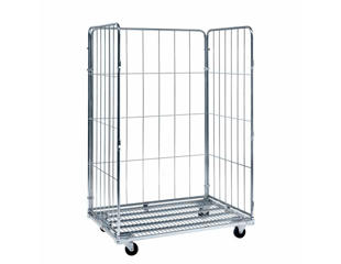 Rullecontainer 120 cm Bred m. 3 vægge