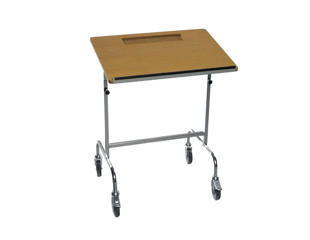 Skrivepultsvogn, højde 90-130 cm