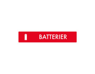 Pictogram 'BATTERIER'