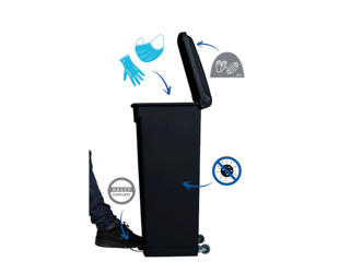 Pedalspand 30 l - Antibakteriel