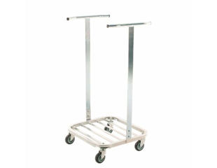 Affaldsvogn, galv. Til 125 ltr. sække