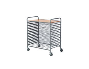 Trådvogn med 15 plan