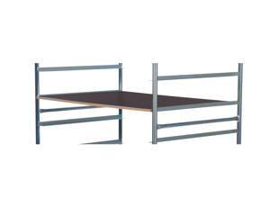 Etagevognshylde Heavy Steel 70x100 cm