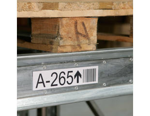 Etiketholder 210x50 mm, lige, magnet