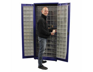 Skuffeskab HiMax med 220 småkasser