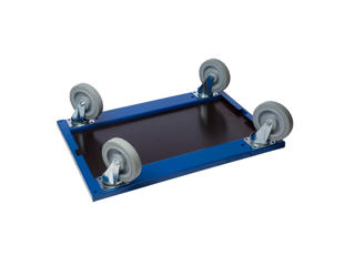 4 elastik hjul, svingbare 