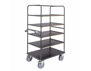 Etagevogn Ergo 5 hylder 70x110x180h cm