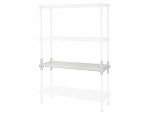 Fødevarereol komplet hylde d40x120cm